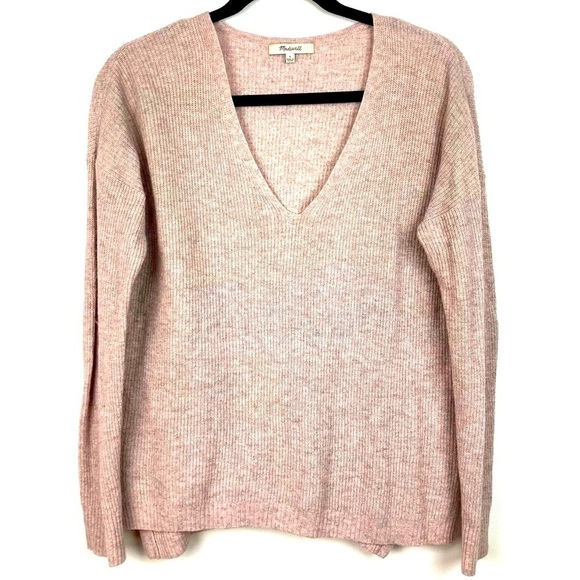 MADEWELL V-Neck Pullover Sweater Merino Wool/Alpaca Size S - Picture 1 of 10